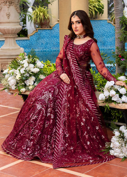 Sahane | Haye Dil Wedding Formals | CT 29009 Crimson HeartBeat - Pakistani Designer Dress - by Sahane - Type : Ladies Clothes - 100% Original at Saira Sultan