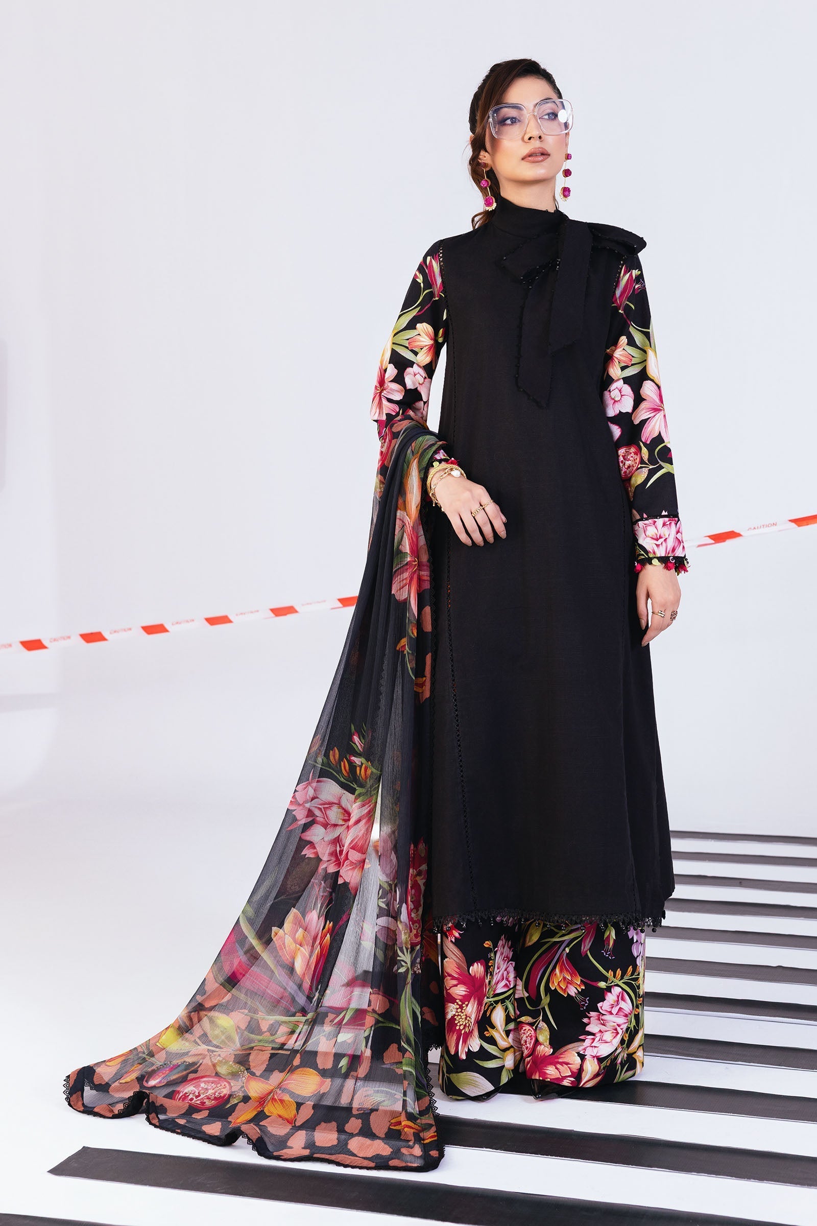 Maria B | Winter Basics 25 | MB-CUS25-1101B by Maria B - Designer Dress - Type : Ladies Clothes - Available at Saira Sultan - 100% Original 