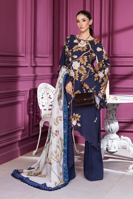 Maria B | Winter Basics 25 | MB-CUS25-1102A by Maria B - Designer Dress - Type : Ladies Clothes - Available at Saira Sultan - 100% Original 