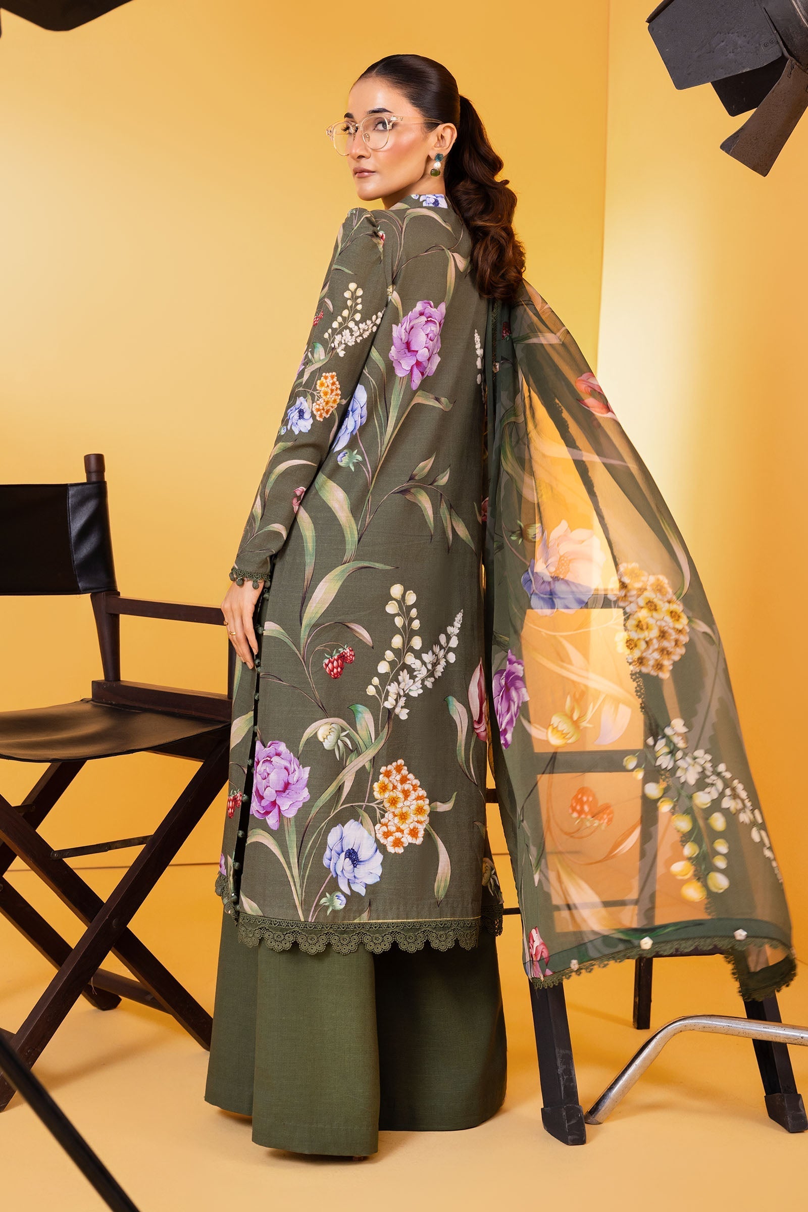 Maria B | Winter Basics 25 | MB-CUS25-1103B by Maria B - Designer Dress - Type : Ladies Clothes - Available at Saira Sultan - 100% Original 