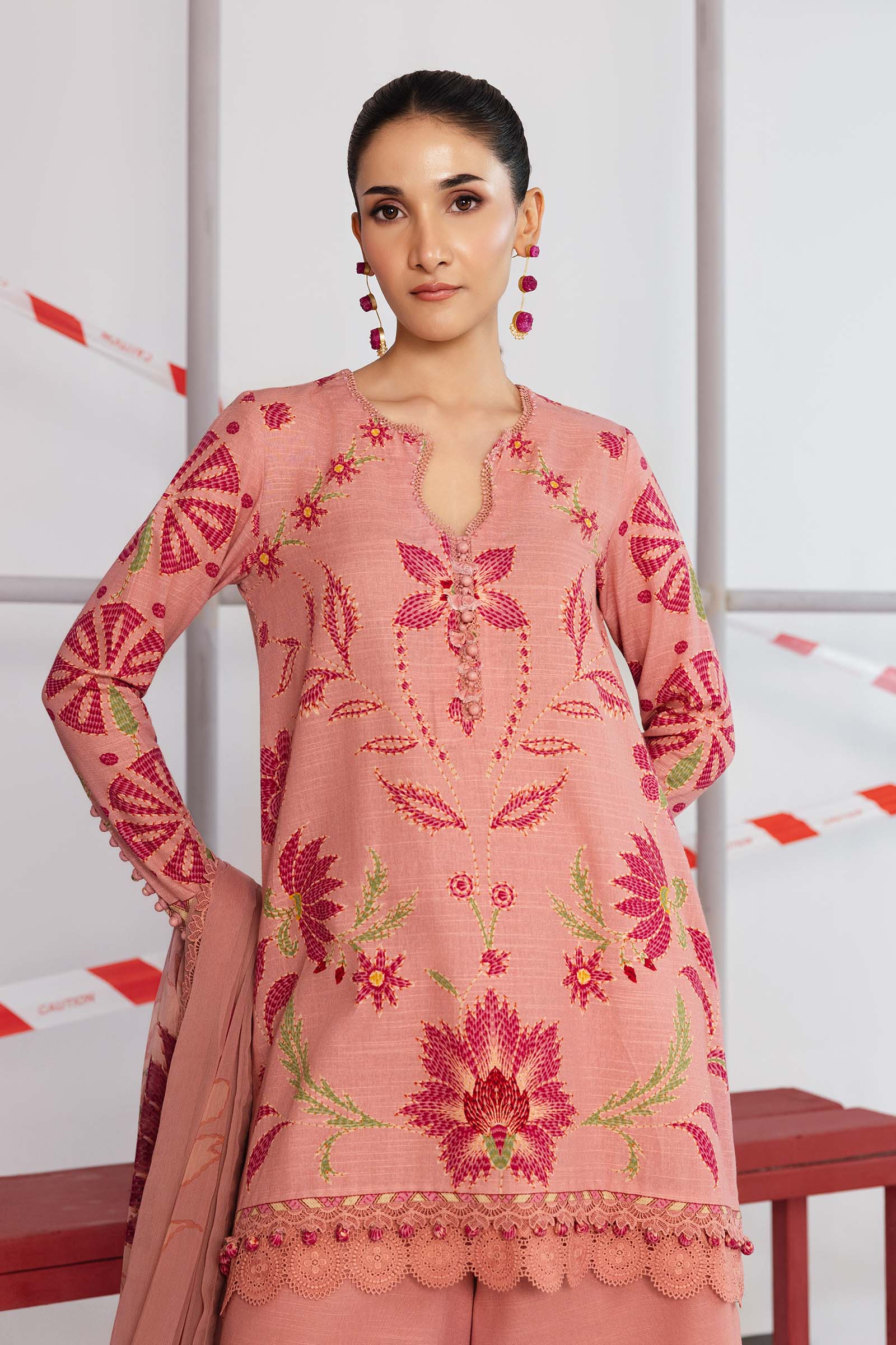 Maria B | Winter Basics 25 | MB-CUS25-1104A by Maria B - Designer Dress - Type : Ladies Clothes - Available at Saira Sultan - 100% Original 