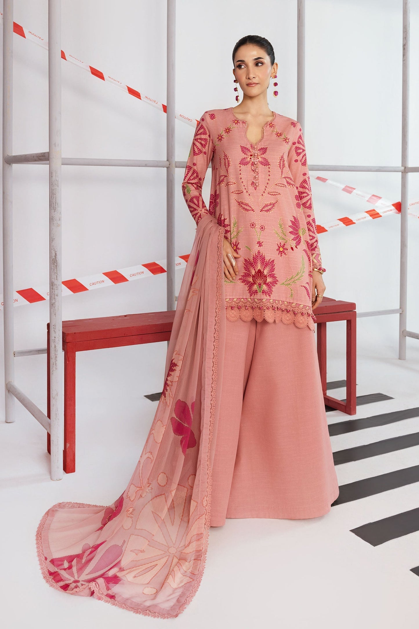 Maria B | Winter Basics 25 | MB-CUS25-1104A by Maria B - Designer Dress - Type : Ladies Clothes - Available at Saira Sultan - 100% Original 