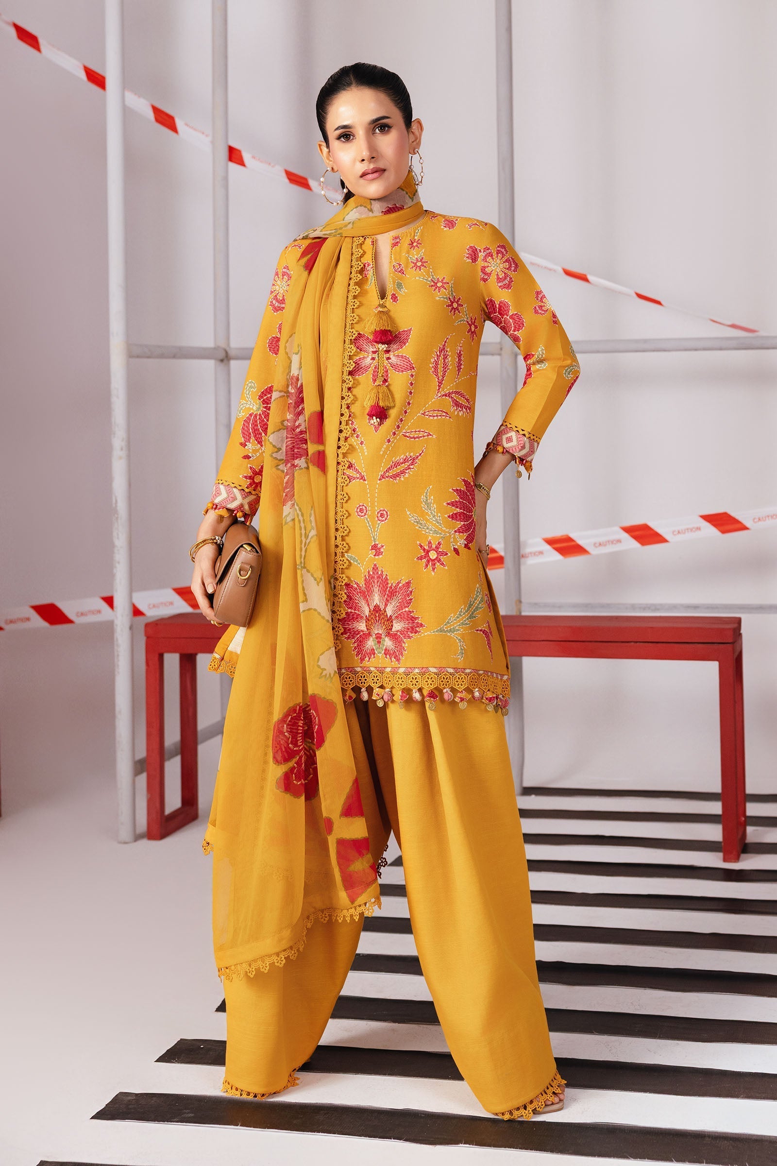 Maria B | Winter Basics 25 | MB-CUS25-1104B by Maria B - Designer Dress - Type : Ladies Clothes - Available at Saira Sultan - 100% Original 