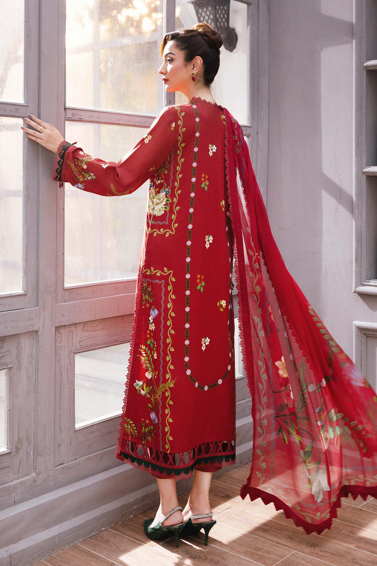 Maria B | Winter Basics 25 | MB-CUS25-1105A by Maria B - Designer Dress - Type : Ladies Clothes - Available at Saira Sultan - 100% Original 