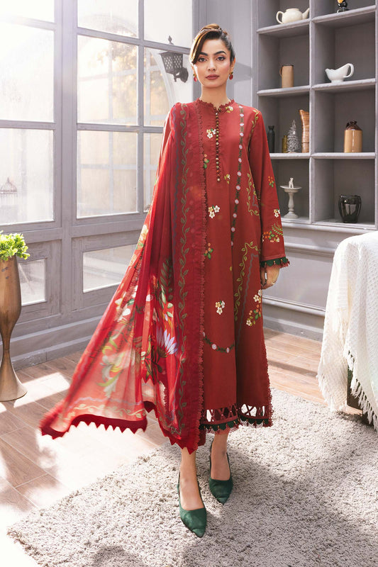 Maria B | Winter Basics 25 | MB-CUS25-1105A by Maria B - Designer Dress - Type : Ladies Clothes - Available at Saira Sultan - 100% Original 