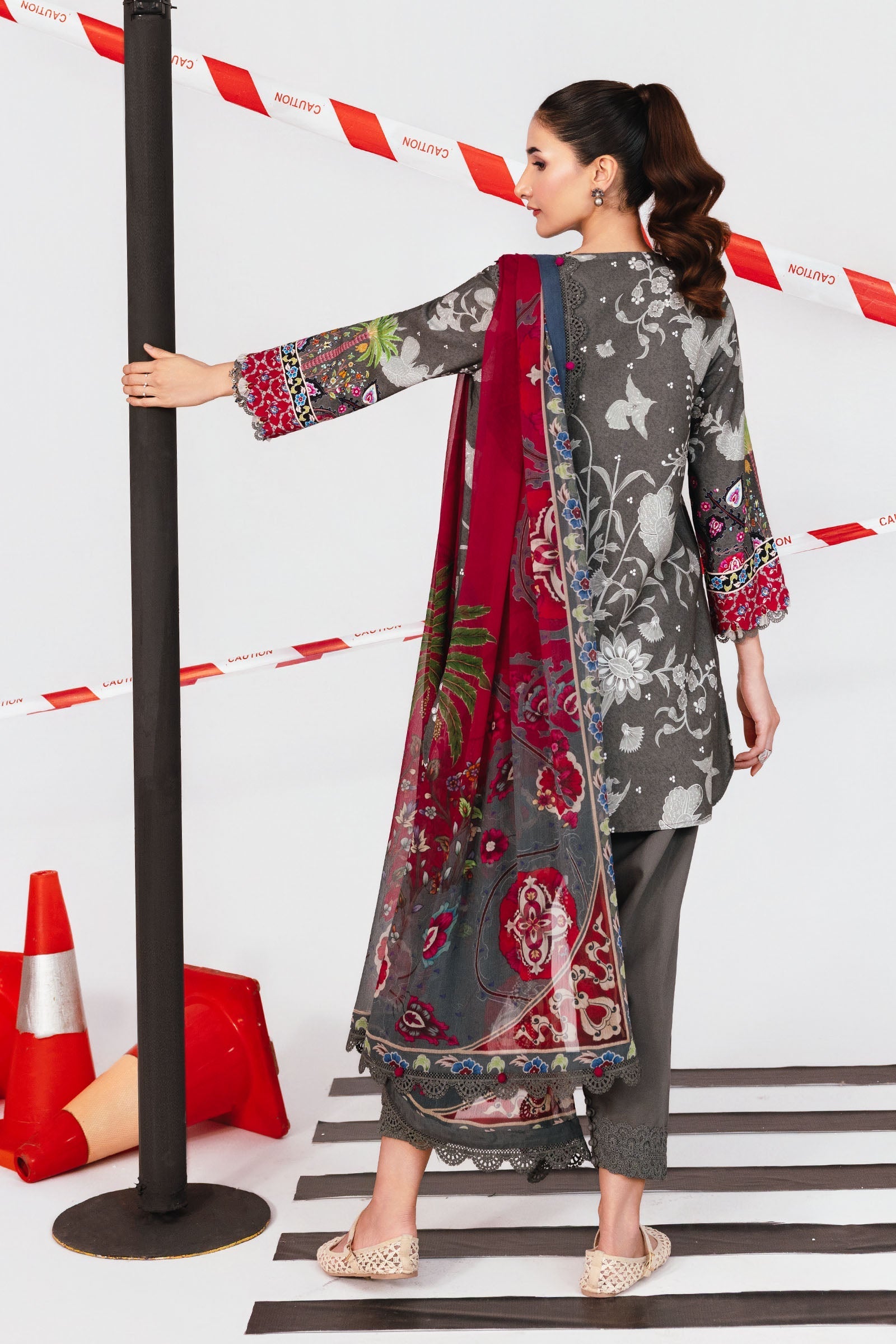 Maria B | Winter Basics 25 | MB-CUS25-1106A by Maria B - Designer Dress - Type : Ladies Clothes - Available at Saira Sultan - 100% Original 