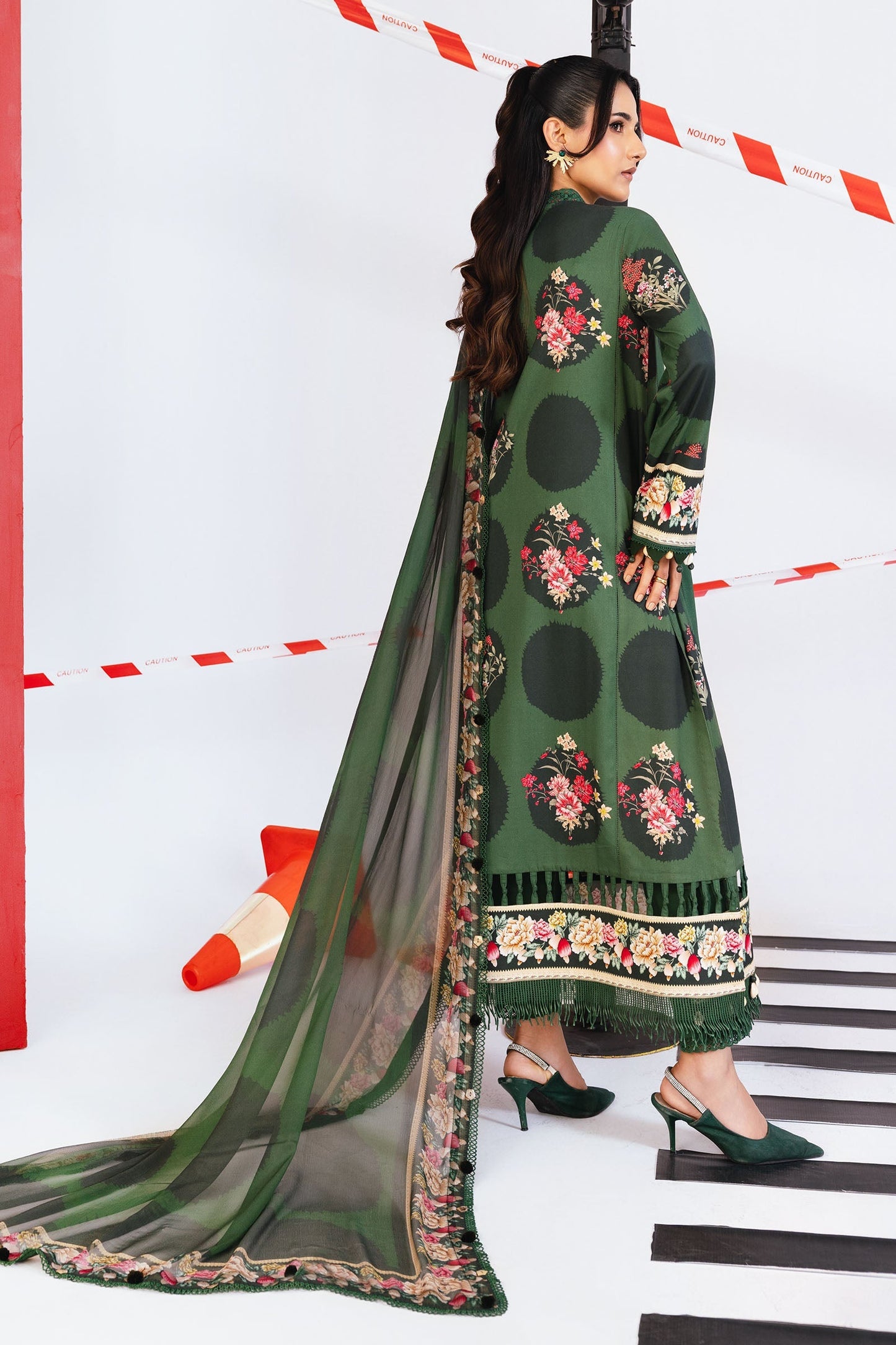 Maria B | Winter Basics 25 |MB-CUS25-1107A by Maria B - Designer Dress - Type : Ladies Clothes - Available at Saira Sultan - 100% Original 