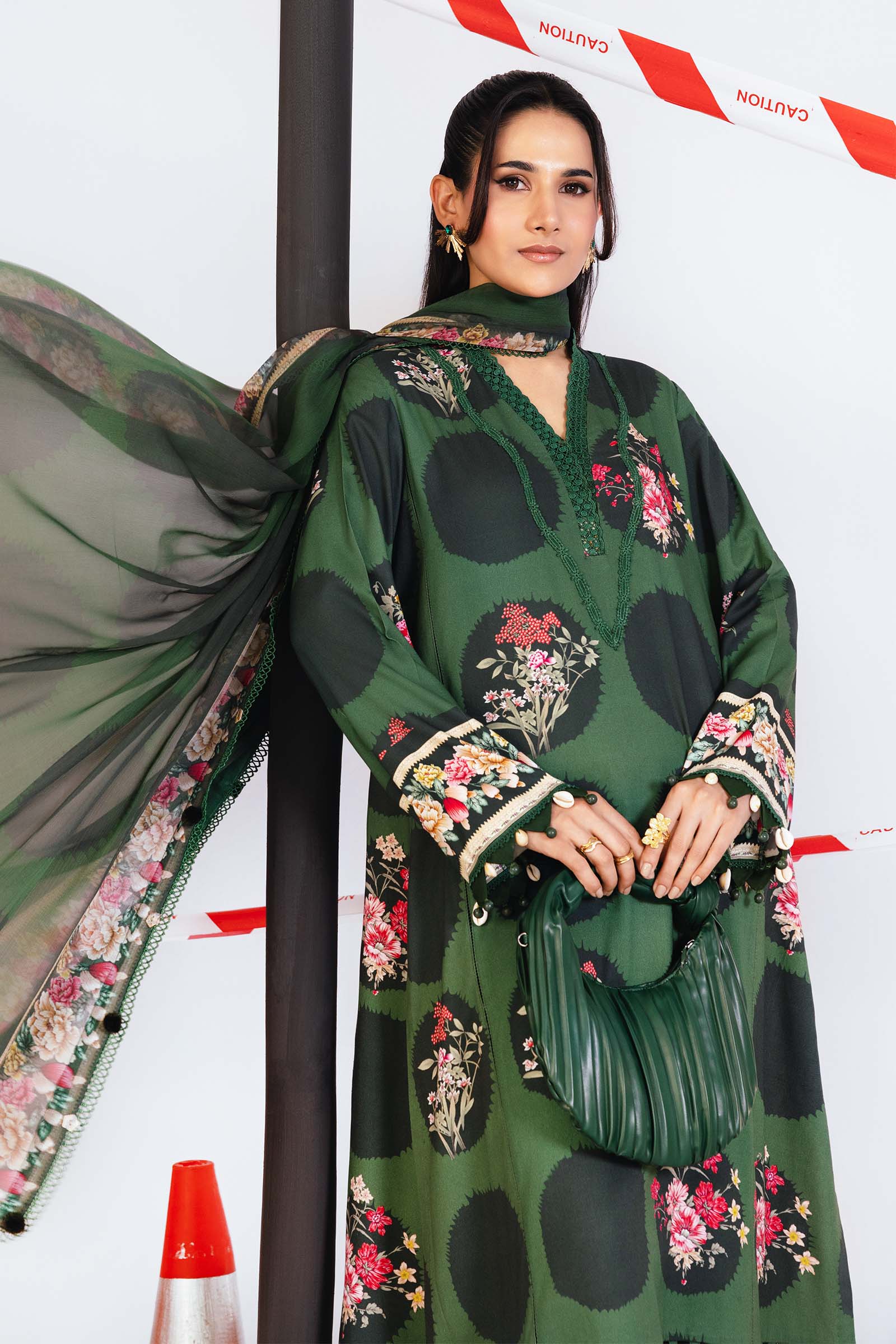 Maria B | Winter Basics 25 |MB-CUS25-1107A by Maria B - Designer Dress - Type : Ladies Clothes - Available at Saira Sultan - 100% Original 