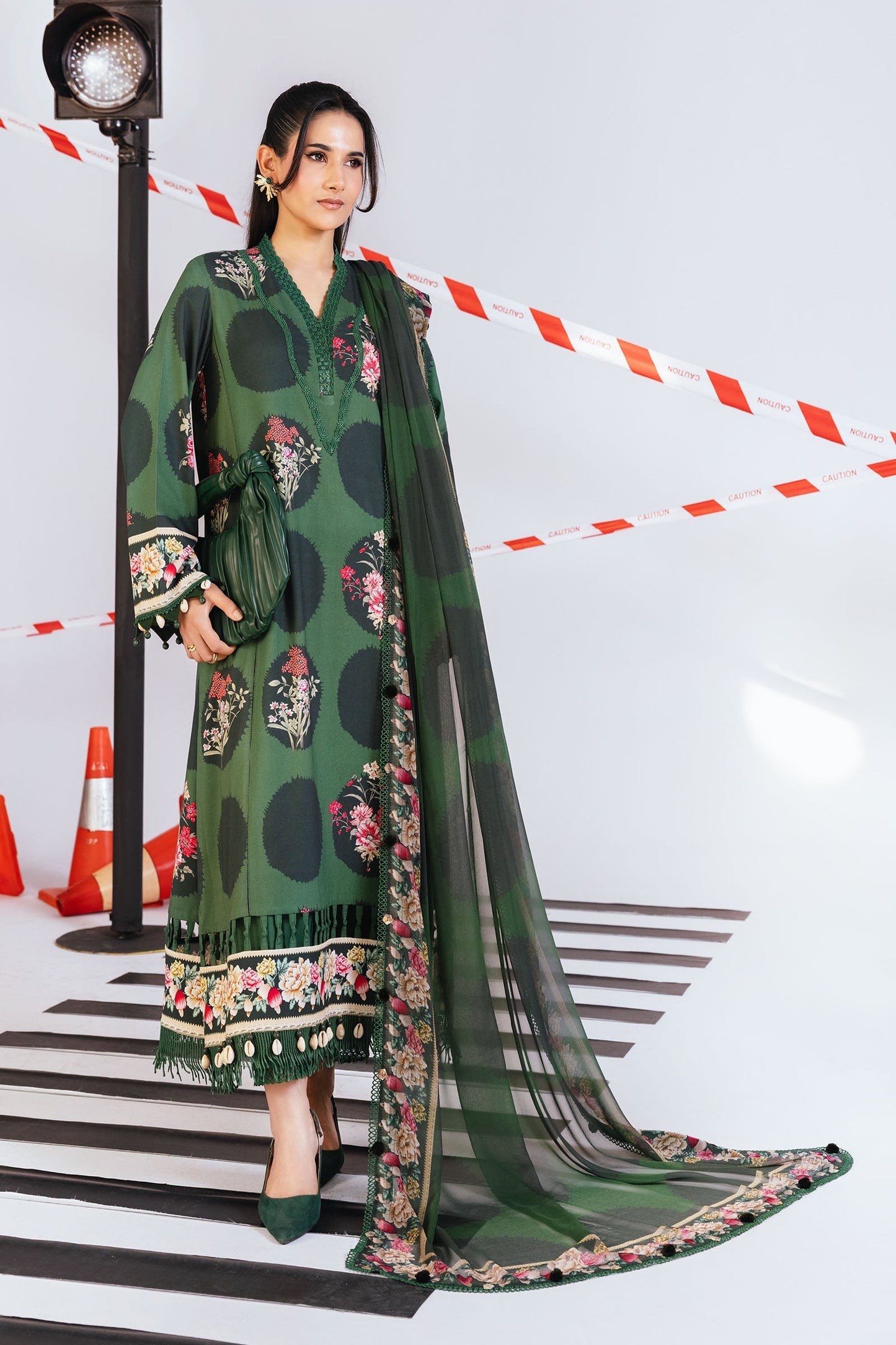 Maria B | Winter Basics 25 |MB-CUS25-1107A by Maria B - Designer Dress - Type : Ladies Clothes - Available at Saira Sultan - 100% Original 