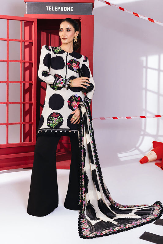 Maria B | Winter Basics 25 | MB-CUS25-1107B by Maria B - Designer Dress - Type : Ladies Clothes - Available at Saira Sultan - 100% Original 