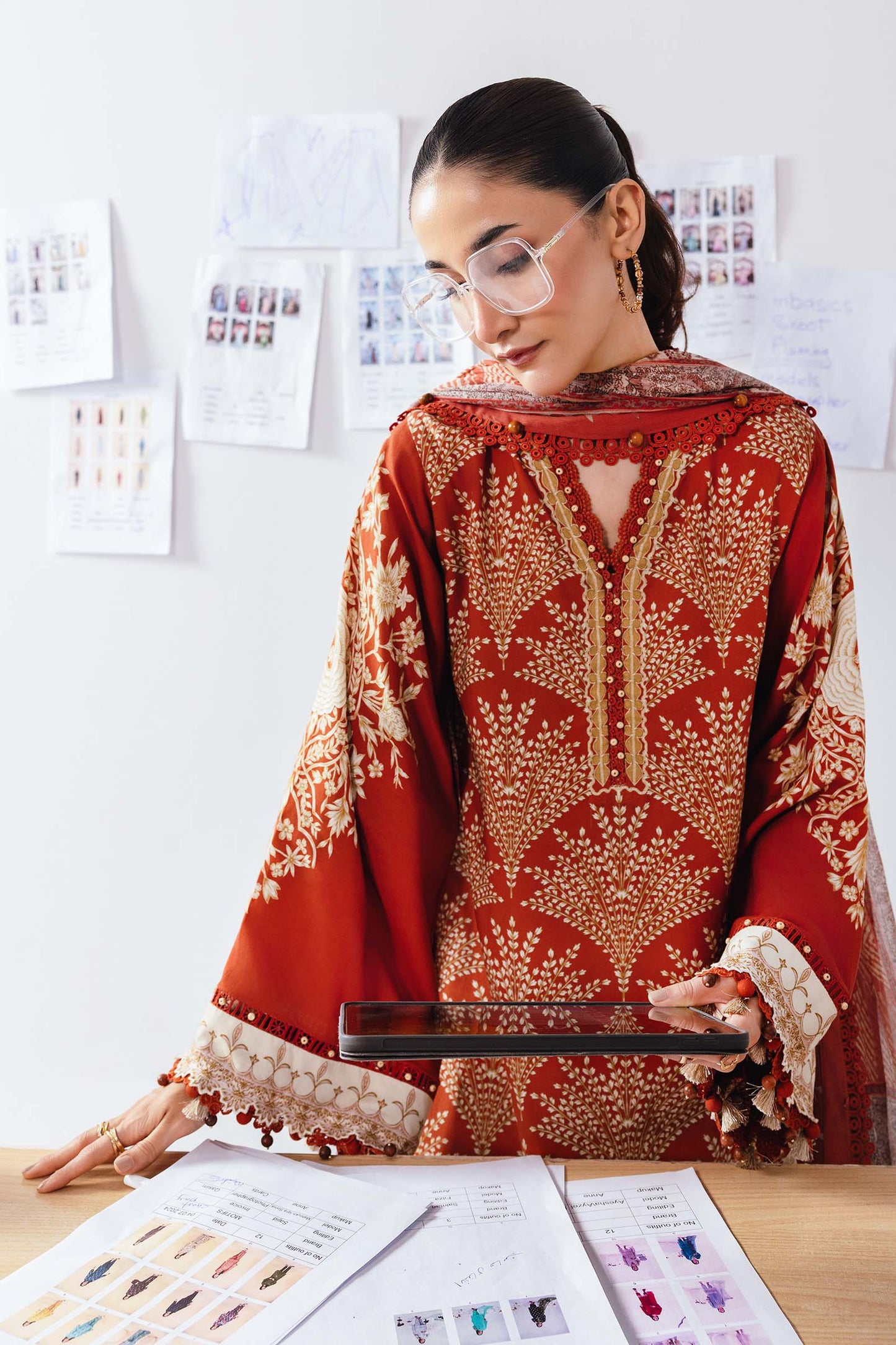 Maria B | Winter Basics 25 | MB-CUS25-1108B by Maria B - Designer Dress - Type : Ladies Clothes - Available at Saira Sultan - 100% Original 