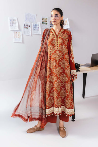 Maria B | Winter Basics 25 | MB-CUS25-1108B by Maria B - Designer Dress - Type : Ladies Clothes - Available at Saira Sultan - 100% Original 