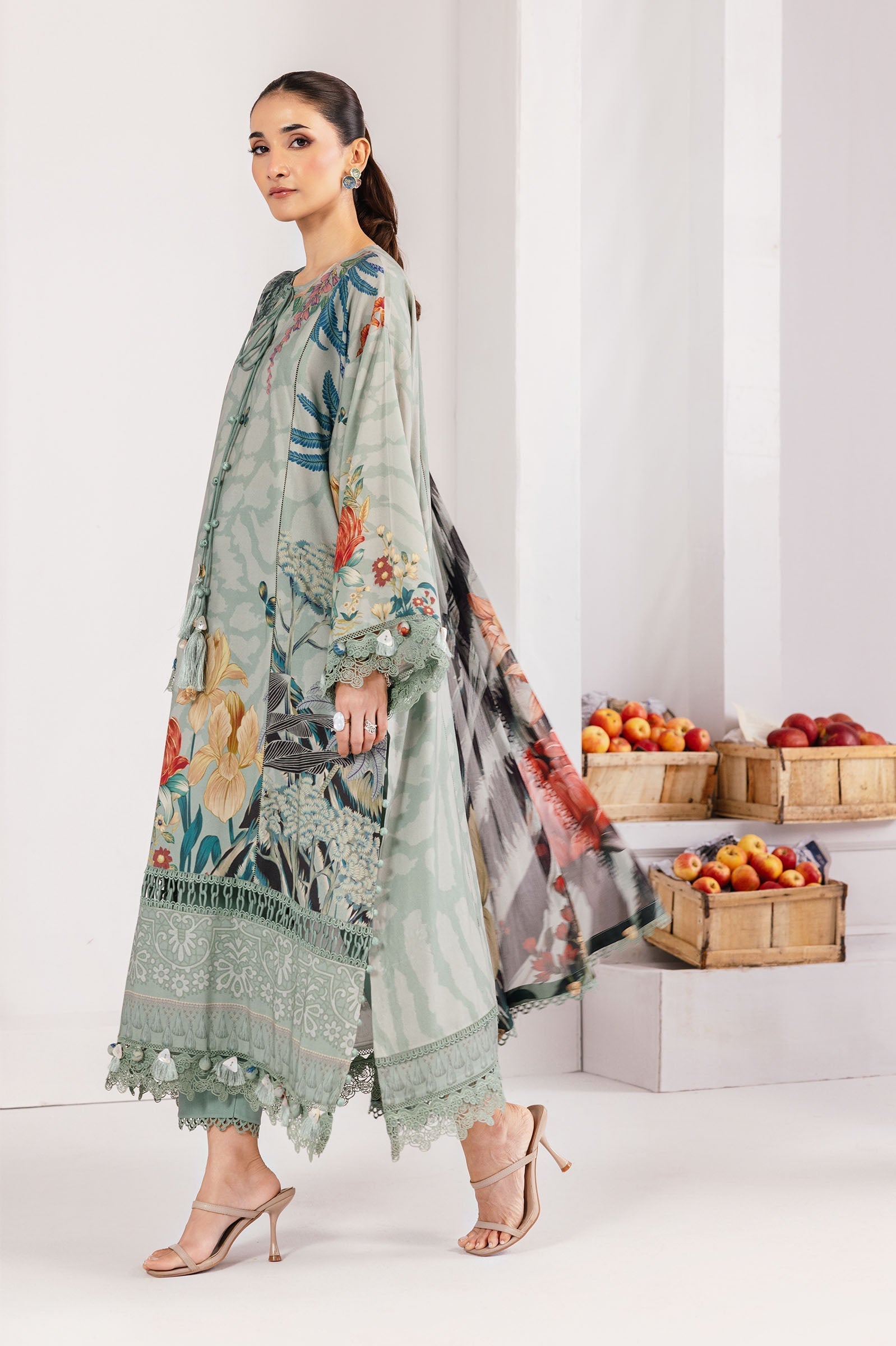 Maria B | Winter Basics 25 | MB-CUS25-1109A by Maria B - Designer Dress - Type : Ladies Clothes - Available at Saira Sultan - 100% Original 