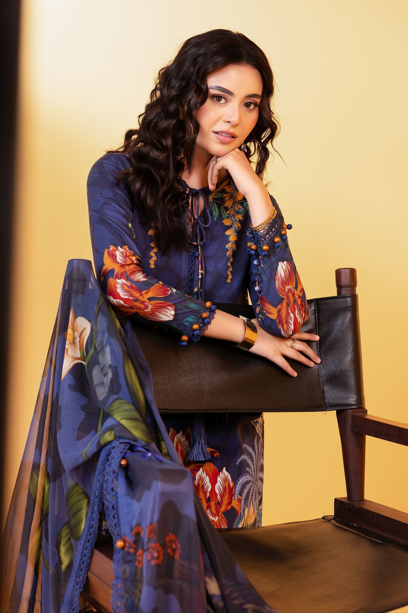 Maria B | Winter Basics 25 | MB-CUS25-1109B by Maria B - Designer Dress - Type : Ladies Clothes - Available at Saira Sultan - 100% Original 