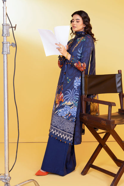 Maria B | Winter Basics 25 | MB-CUS25-1109B by Maria B - Designer Dress - Type : Ladies Clothes - Available at Saira Sultan - 100% Original 