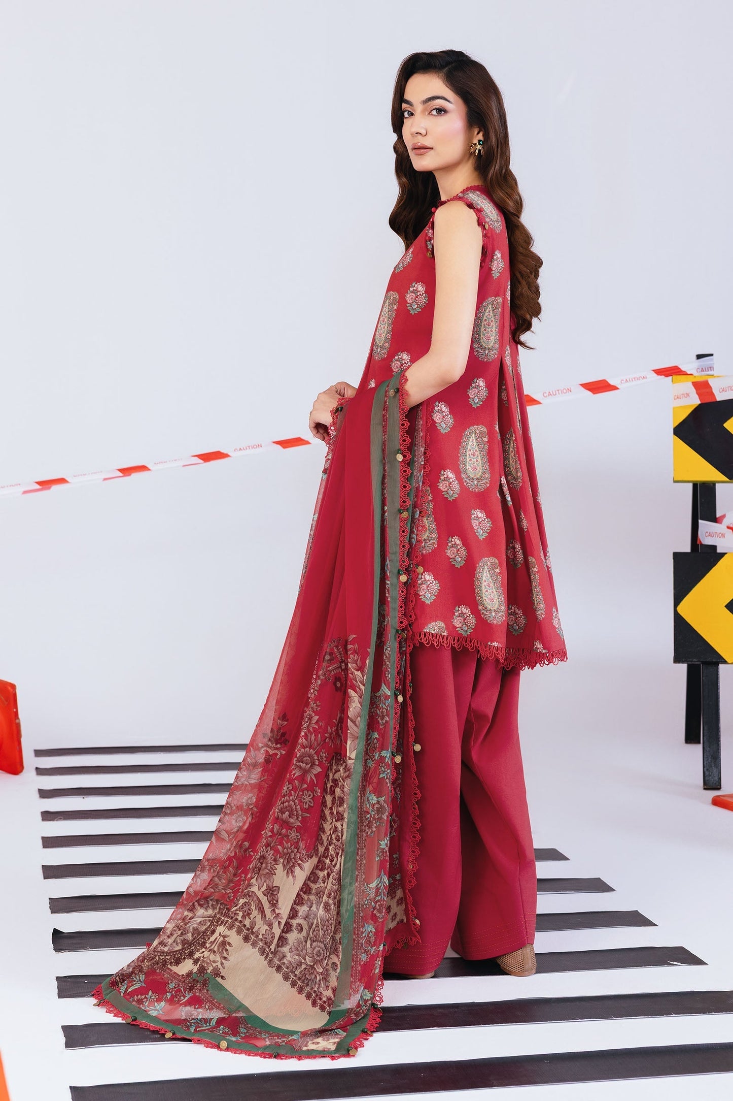 Maria B | Winter Basics 25 |MB-CUS25-1110A by Maria B - Designer Dress - Type : Ladies Clothes - Available at Saira Sultan - 100% Original 