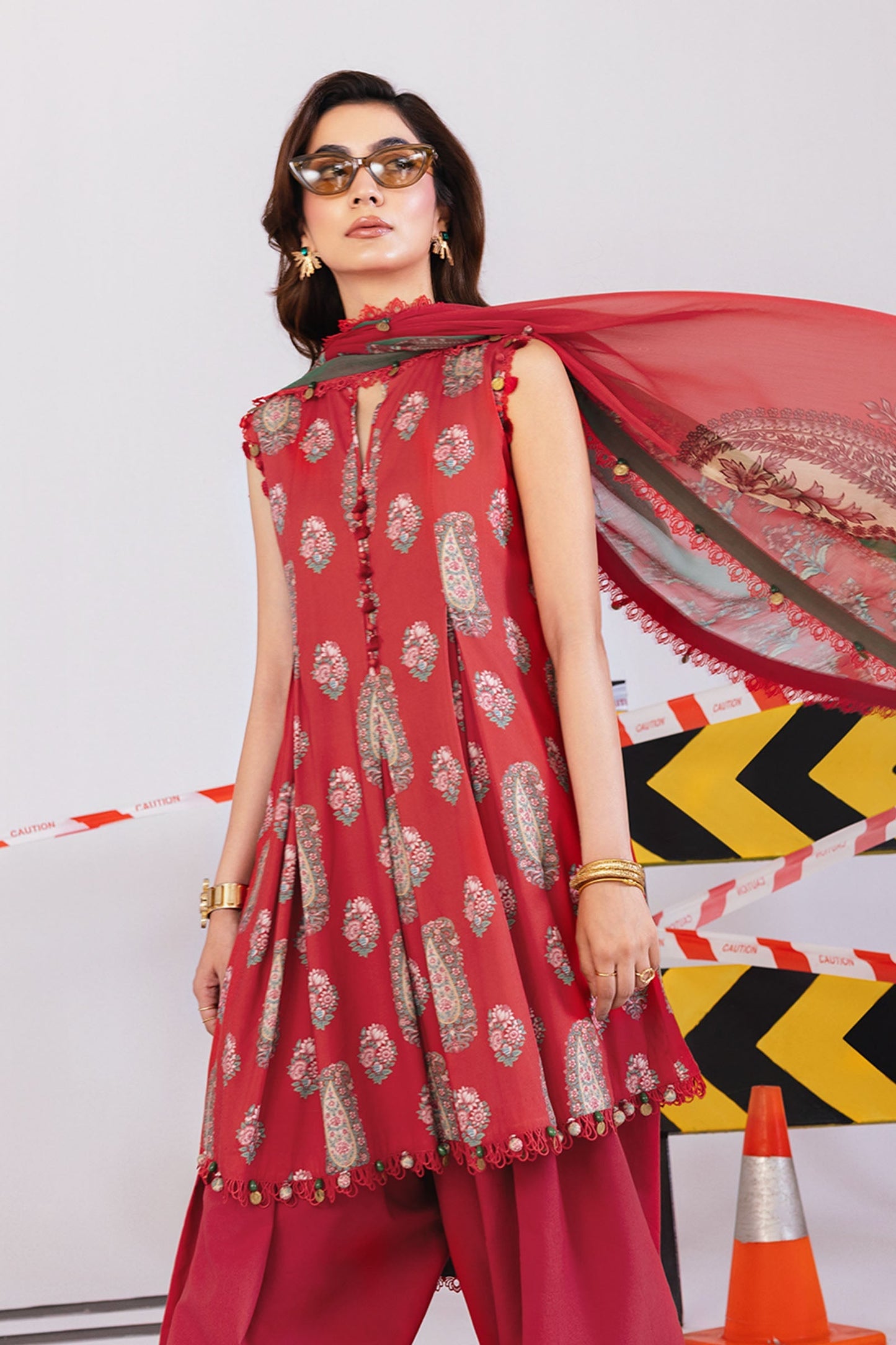 Maria B | Winter Basics 25 |MB-CUS25-1110A by Maria B - Designer Dress - Type : Ladies Clothes - Available at Saira Sultan - 100% Original 