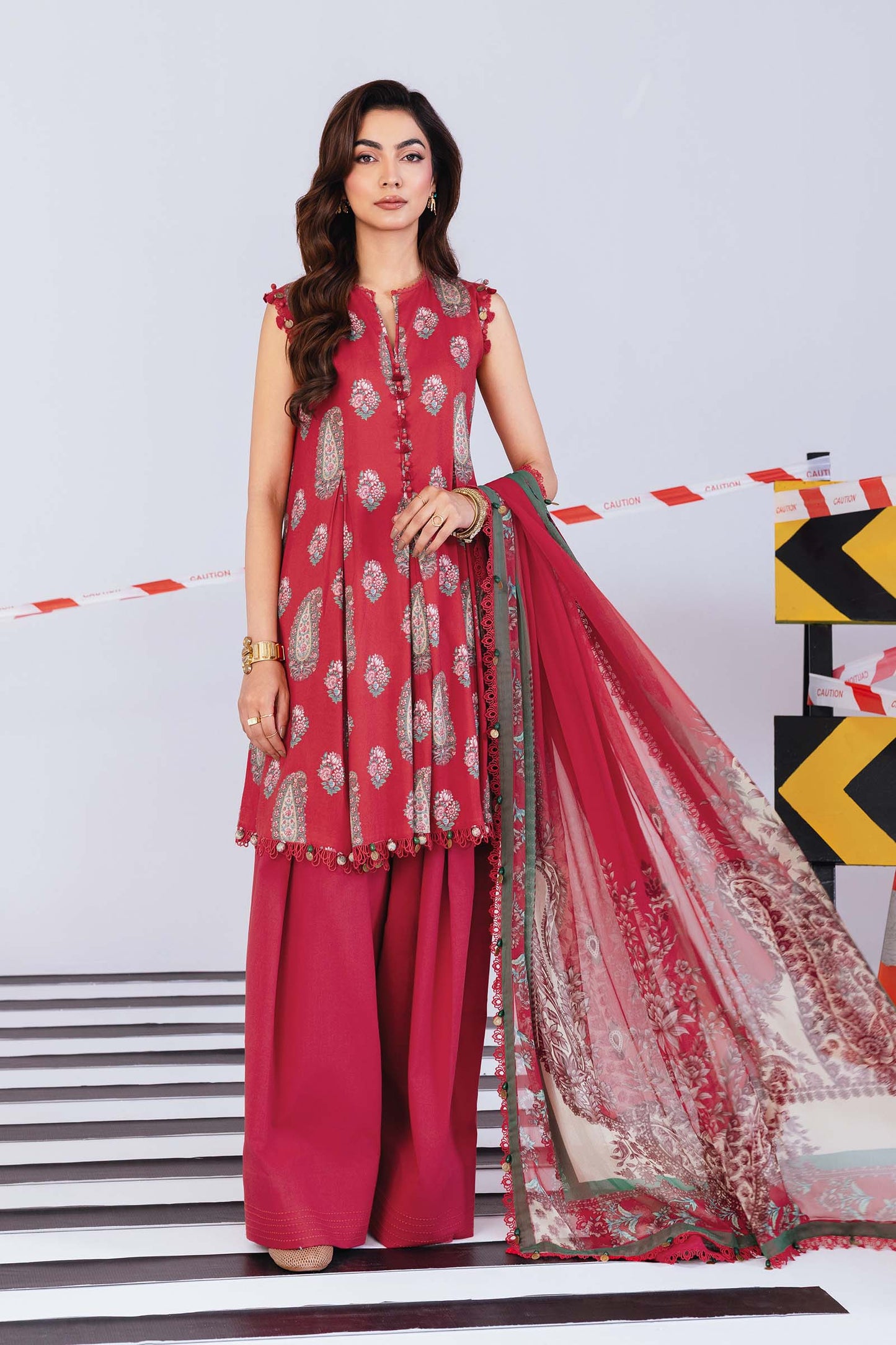 Maria B | Winter Basics 25 |MB-CUS25-1110A by Maria B - Designer Dress - Type : Ladies Clothes - Available at Saira Sultan - 100% Original 