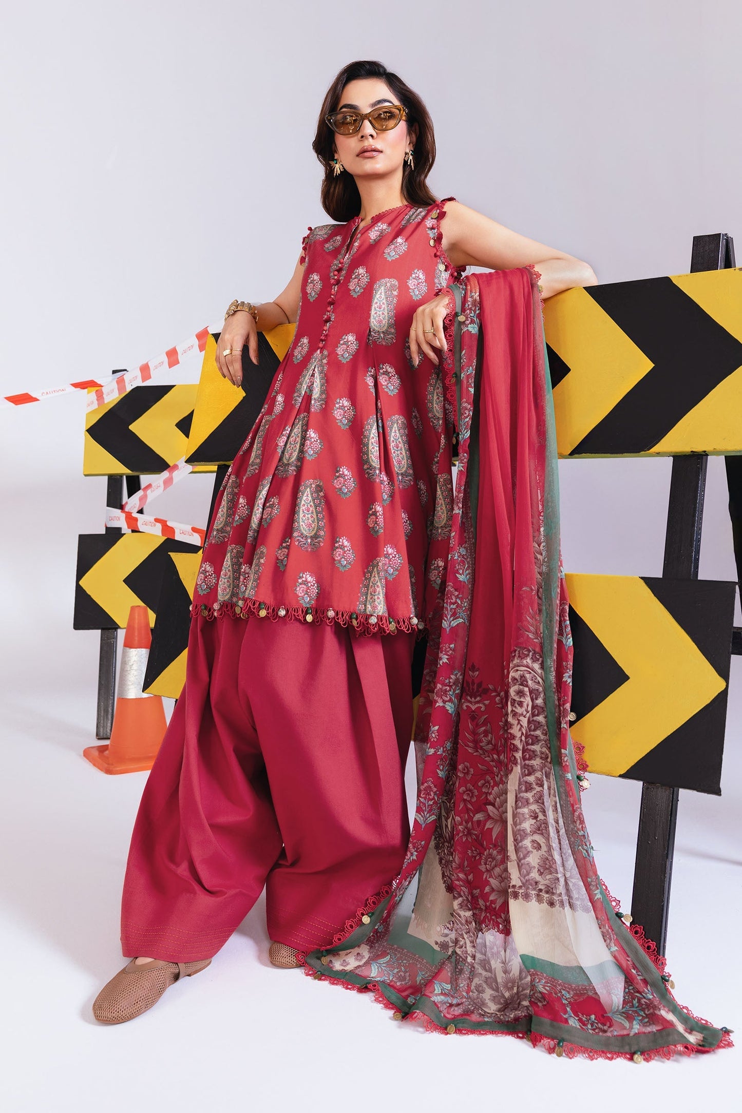 Maria B | Winter Basics 25 |MB-CUS25-1110A by Maria B - Designer Dress - Type : Ladies Clothes - Available at Saira Sultan - 100% Original 