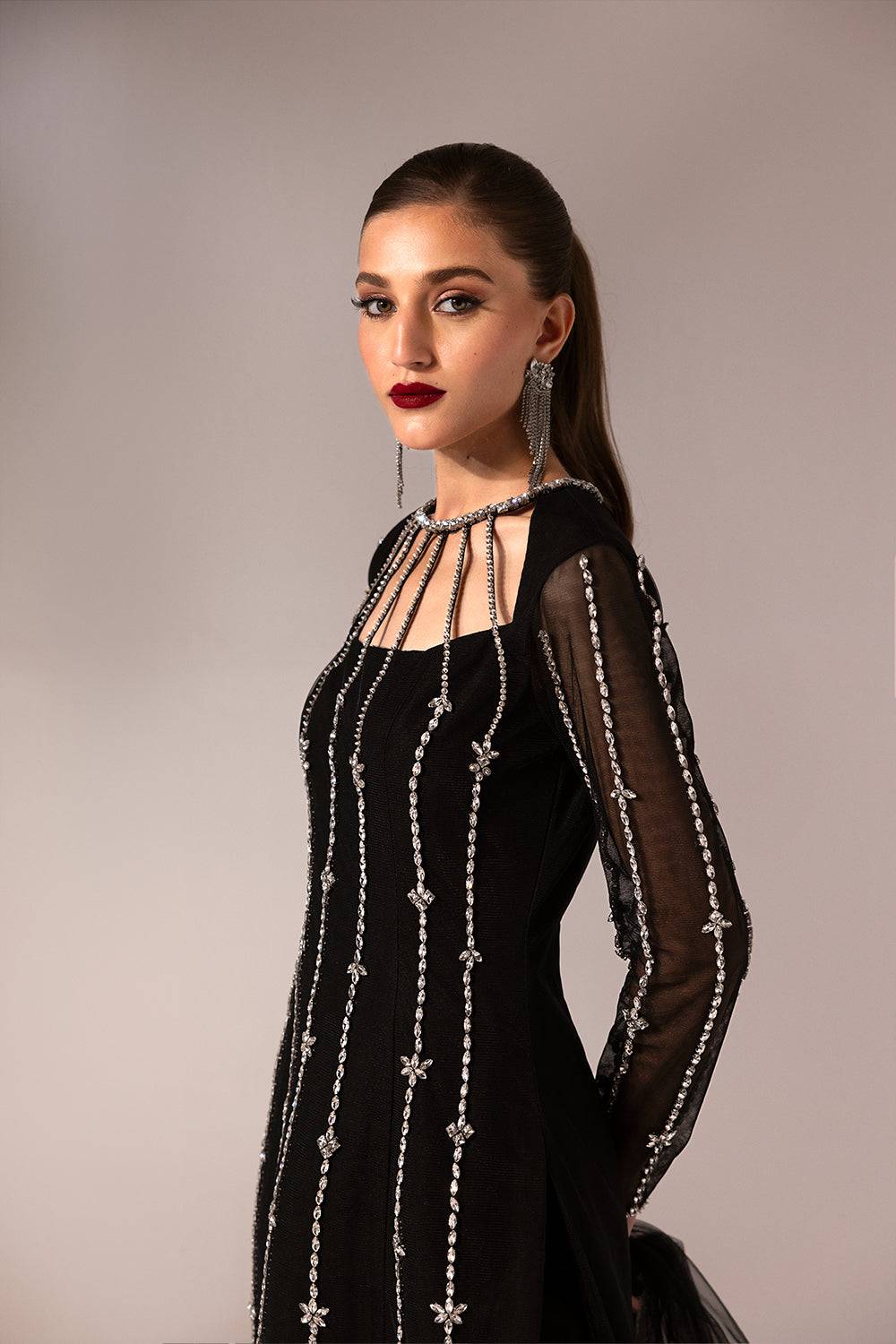 Caia | Regine Luxury Formal23 | MIDNIGHT - Pakistani Designer Dress - by Caia | Type: Formal - 100% Original at Saira Sultan