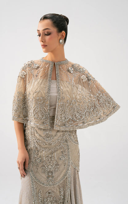 Asifa and Nabeel | Lyle Luxury Formals 25 | Celeste Embellished Gown - Pakistani Designer Dress - by Asifa and Nabeel - Type : Ladies Clothes - 100% Original at Saira Sultan