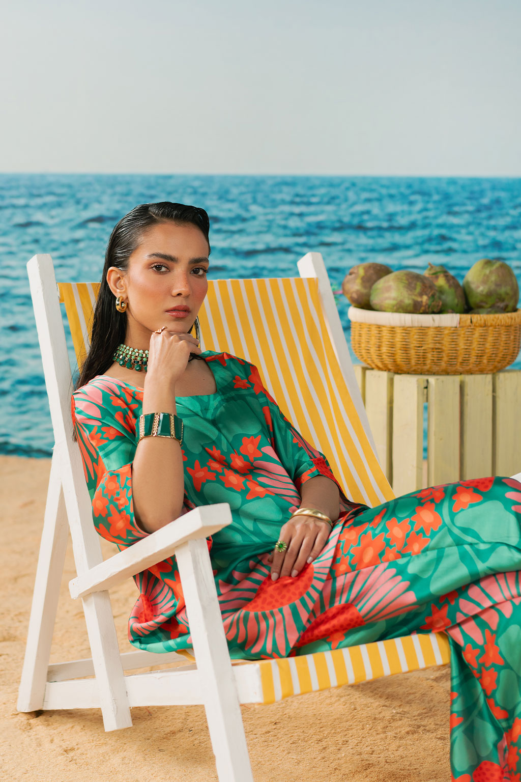 Afsanah | The Print Edit | AP-216 - Pakistani Designer Dress - by Afsanah - Type : Ladies Clothes - 100% Original at Saira Sultan