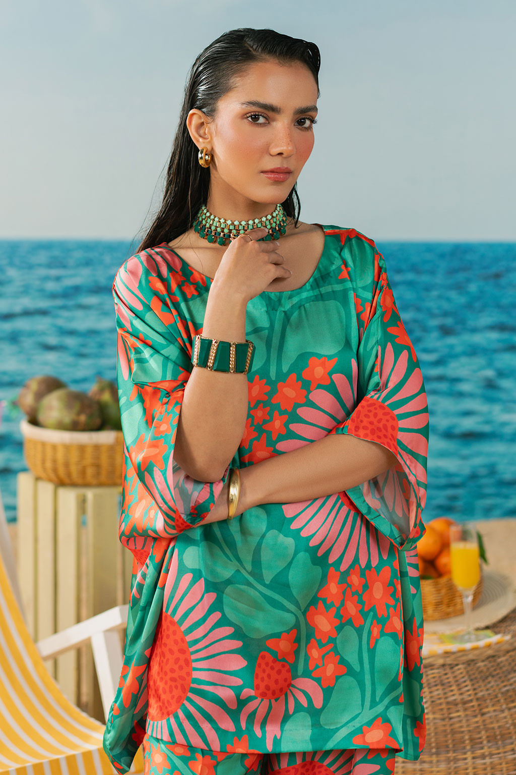 Afsanah | The Print Edit | AP-216 - Pakistani Designer Dress - by Afsanah - Type : Ladies Clothes - 100% Original at Saira Sultan
