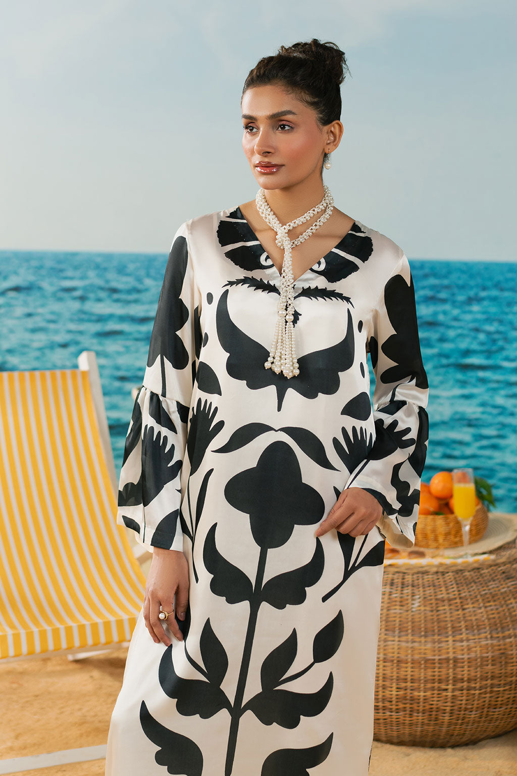 Afsanah | The Print Edit | AP-215 - Pakistani Designer Dress - by Afsanah - Type : Ladies Clothes - 100% Original at Saira Sultan
