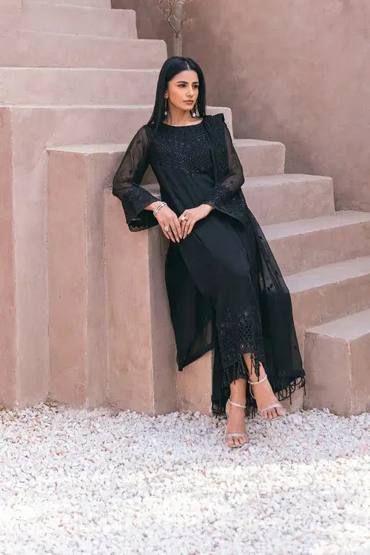 Azure | Embroidered Ensembles 3 Pcs | Charcoal Charm - Pakistani Designer Dress - by Azure | Type: Formal - 100% Original at Saira Sultan