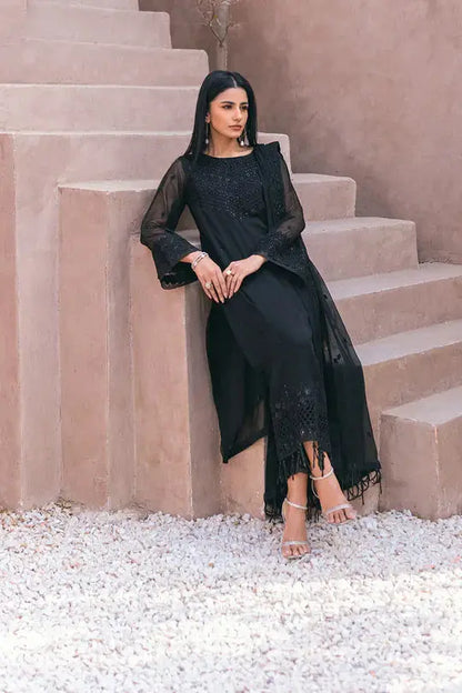 Azure | Embroidered Ensembles 3 Pcs | Charcoal Charm - Pakistani Designer Dress - by Azure | Type: Formal - 100% Original at Saira Sultan