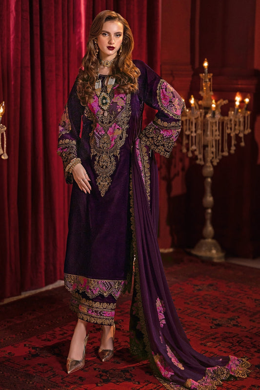 Charizma | Signora Velvet | Velvet CVT4-01 - Pakistani Designer Dress - by Charizma | Type: Ladies Clothes - 100% Original at Saira Sultan