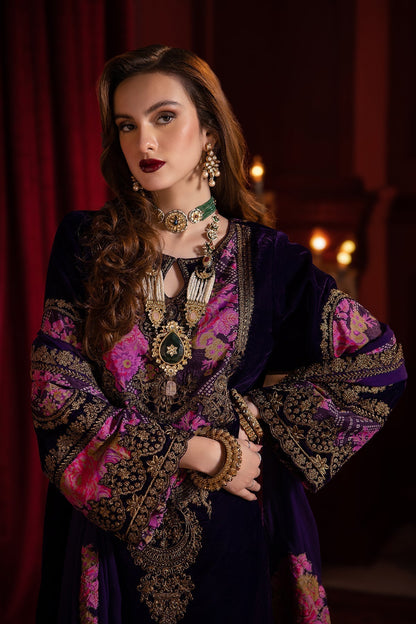 Charizma | Signora Velvet | Velvet CVT4-01 - Pakistani Designer Dress - by Charizma | Type: Ladies Clothes - 100% Original at Saira Sultan