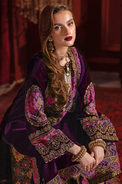 Charizma | Signora Velvet | Velvet CVT4-01 - Pakistani Designer Dress - by Charizma | Type: Ladies Clothes - 100% Original at Saira Sultan