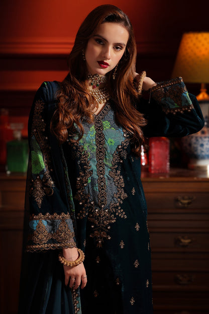 Charizma | Signora Velvet | Velvet CVT4-07 - Pakistani Designer Dress - by Charizma | Type: Ladies Clothes - 100% Original at Saira Sultan