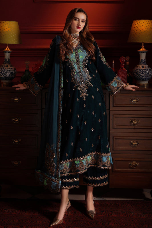 Charizma | Signora Velvet | Velvet CVT4-07 - Pakistani Designer Dress - by Charizma | Type: Ladies Clothes - 100% Original at Saira Sultan