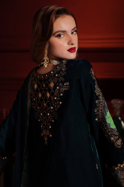 Charizma | Signora Velvet | Velvet CVT4-07 - Pakistani Designer Dress - by Charizma | Type: Ladies Clothes - 100% Original at Saira Sultan