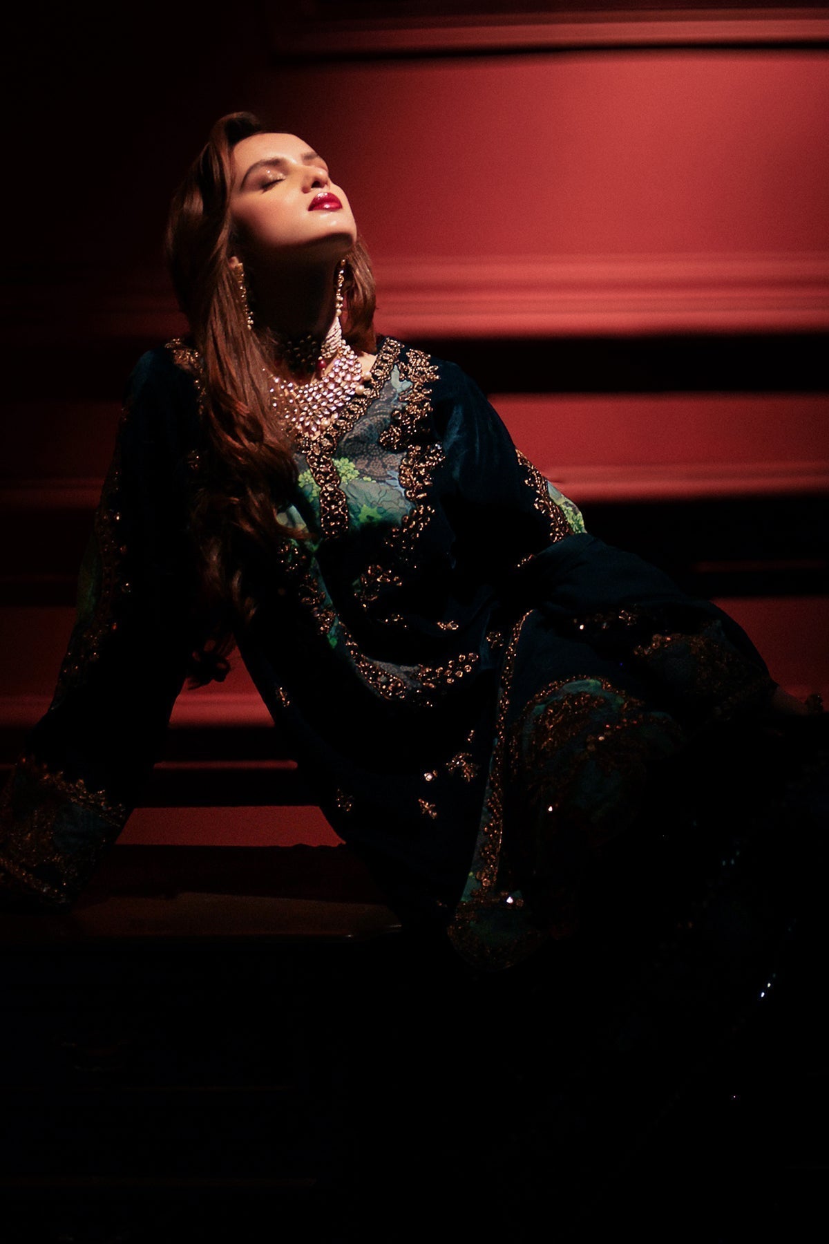 Charizma | Signora Velvet | Velvet CVT4-07 - Pakistani Designer Dress - by Charizma | Type: Ladies Clothes - 100% Original at Saira Sultan