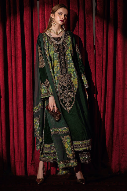 Charizma | Signora Velvet | Velvet CVT4-03 - Pakistani Designer Dress - by Charizma | Type: Ladies Clothes - 100% Original at Saira Sultan