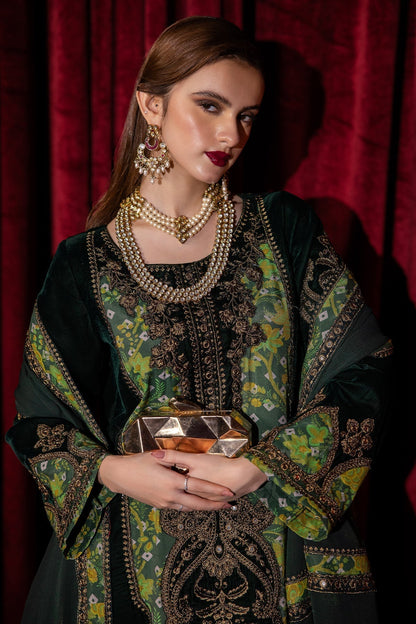 Charizma | Signora Velvet | Velvet CVT4-03 - Pakistani Designer Dress - by Charizma | Type: Ladies Clothes - 100% Original at Saira Sultan