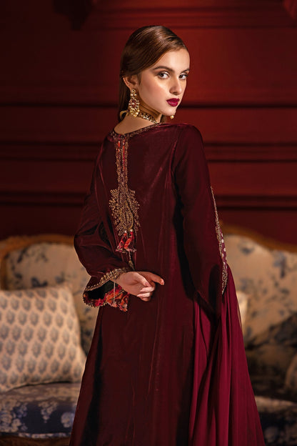 Charizma | Signora Velvet | Velvet CVT4-06 - Pakistani Designer Dress - by Charizma | Type: Ladies Clothes - 100% Original at Saira Sultan