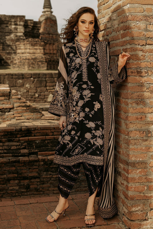 Charizma | Vasal Collection 25 | VSL25-02 XS Black Chiffon