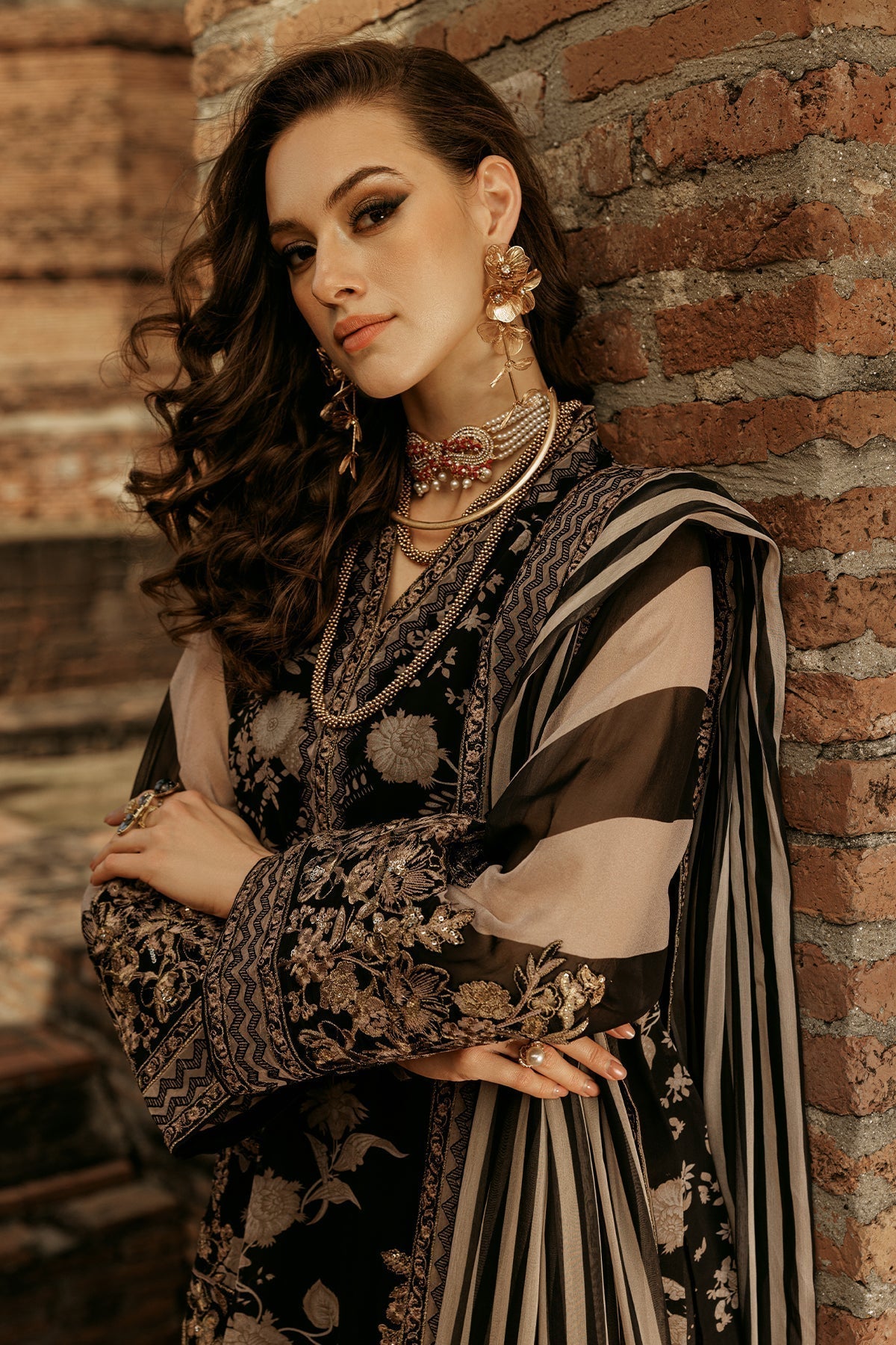 Charizma | Vasal Collection 25 | VSL25-02 XL Black Chiffon