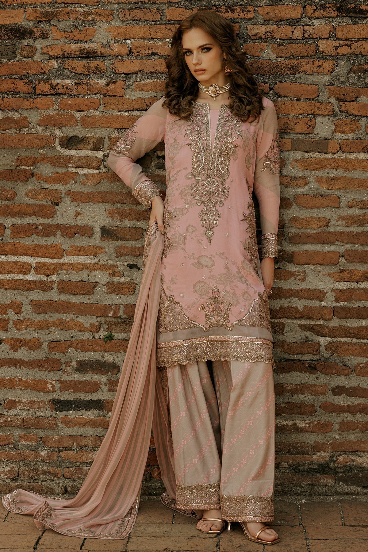 Charizma | Vasal Collection 25 | VSL25-01 XS Blush Pink Chiffon