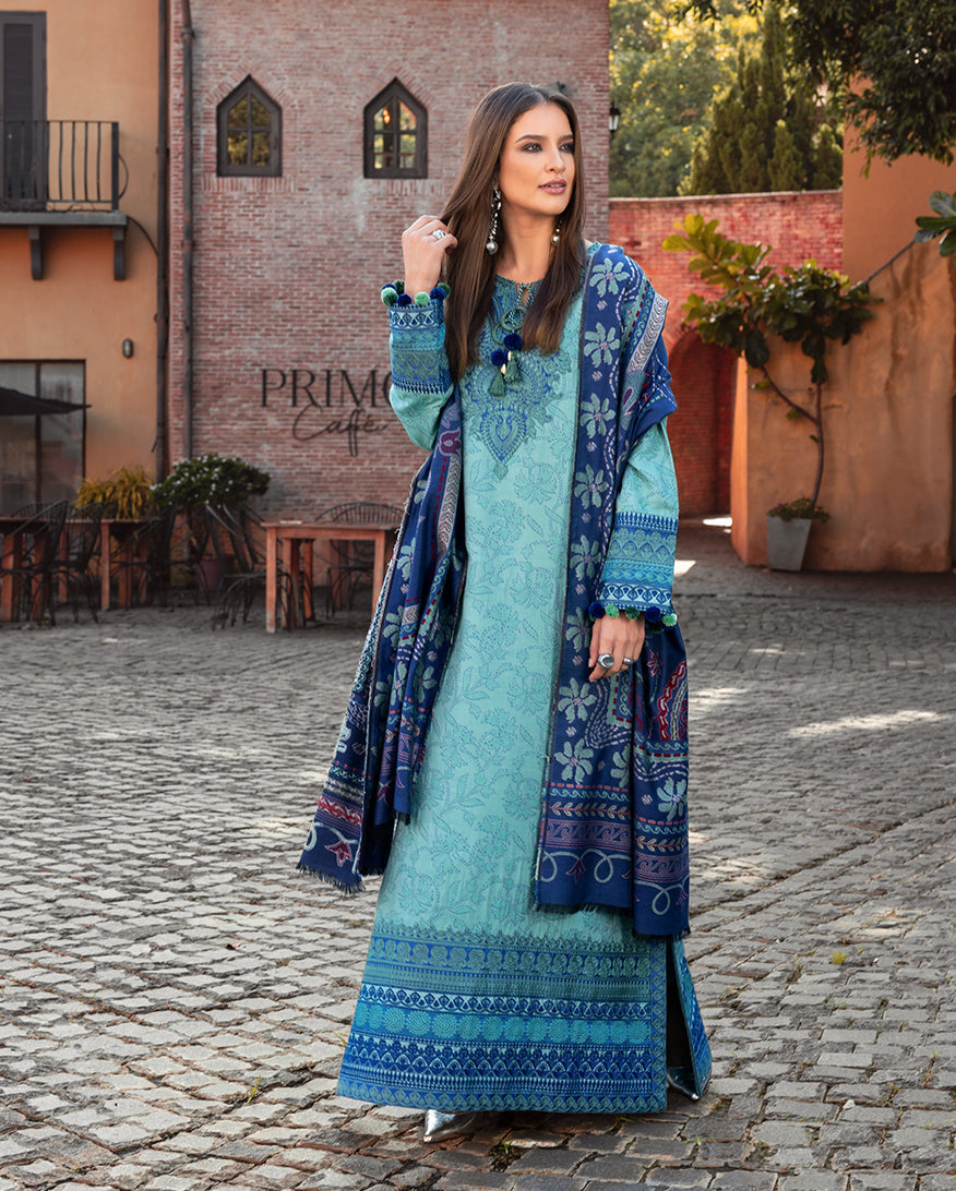 Mushq | Winter Broadway 25 | Chianti Glow - Pakistani Designer Dress - by Mushq - Type : Ladies Clothes - 100% Original at Saira Sultan