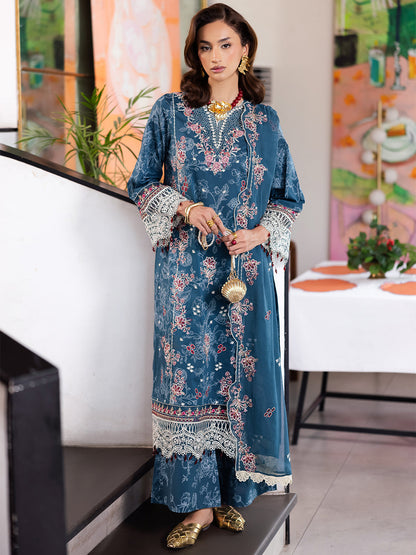 Mahnur | After Hours Luxury Lawn 25 | Confetti Hour XS Zinc Lawn