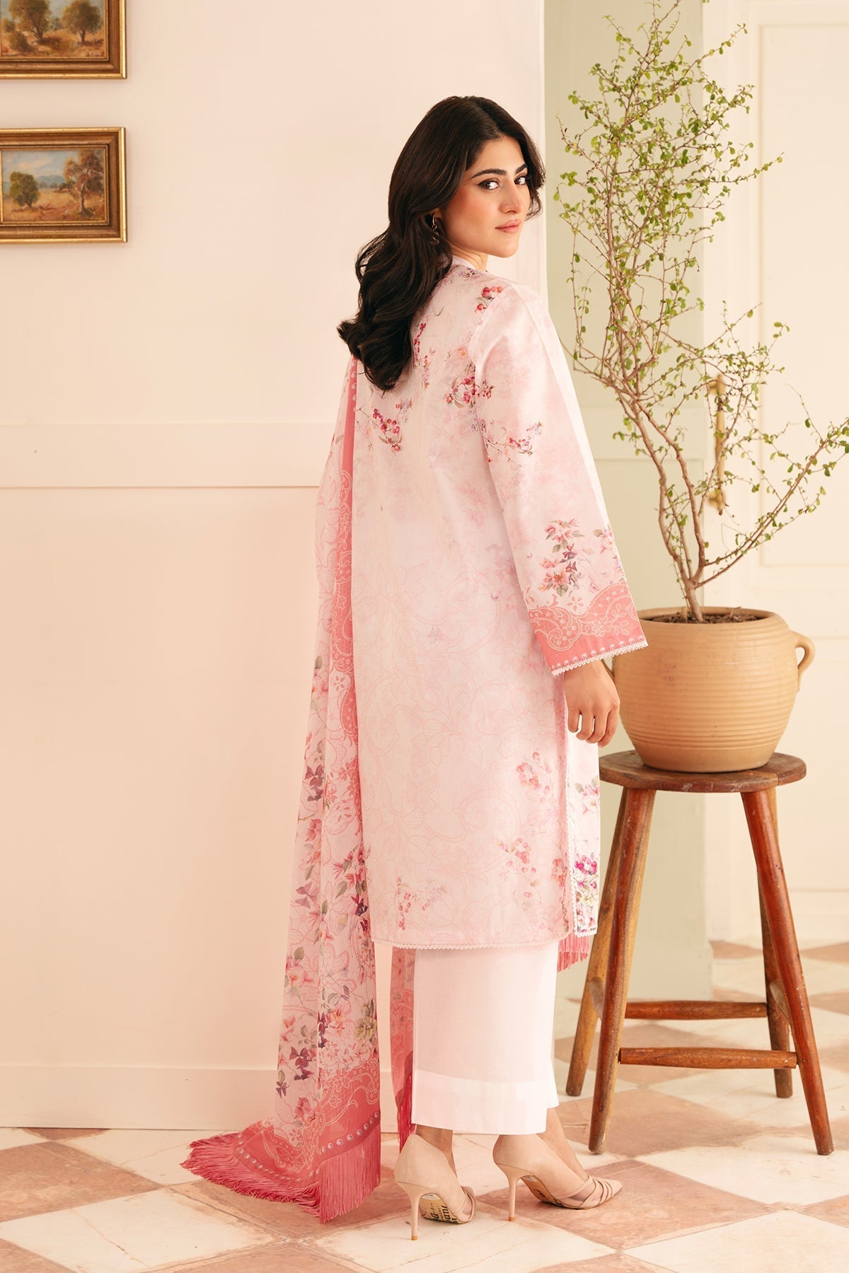 Sahar | Selene 25 | Sakura Dream S Pink Lawn