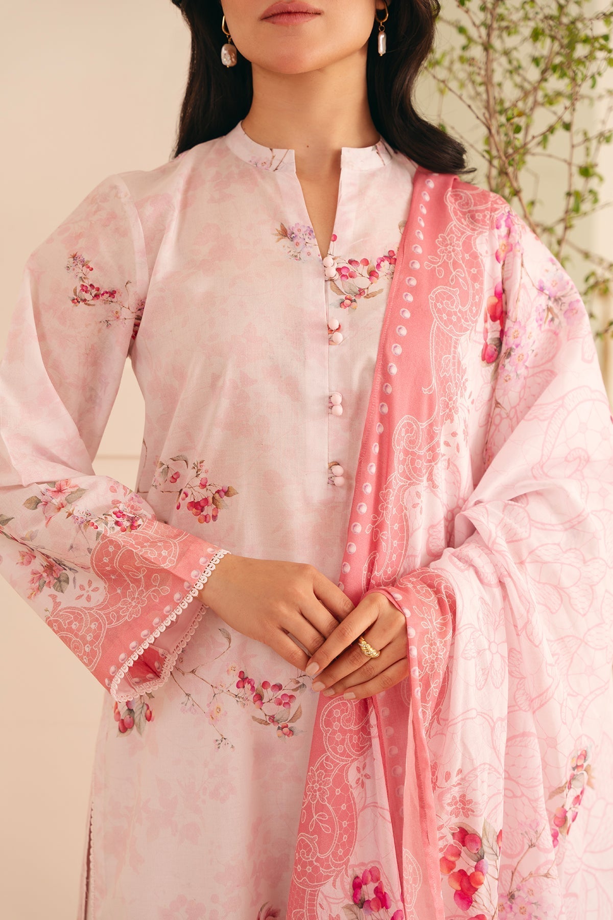 Sahar | Selene 25 | Sakura Dream M Pink Lawn