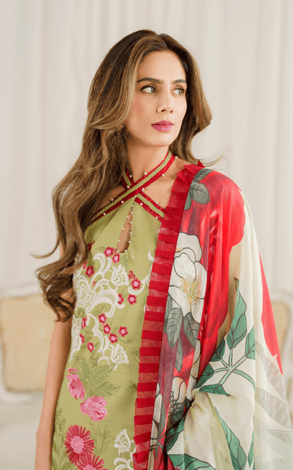 Asifa and Nabeel | Pretty in Pink Limited Edition | Cosmos (PP-7) - Pakistani Designer Dress - by Asifa and Nabeel | Type: Luxury - 100% Original at Saira Sultan