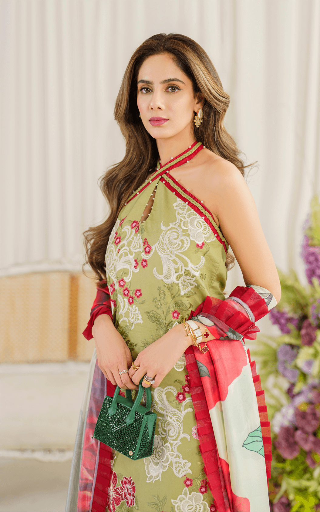 Asifa and Nabeel | Pretty in Pink Limited Edition | Cosmos (PP-7) - Pakistani Designer Dress - by Asifa and Nabeel | Type: Luxury - 100% Original at Saira Sultan
