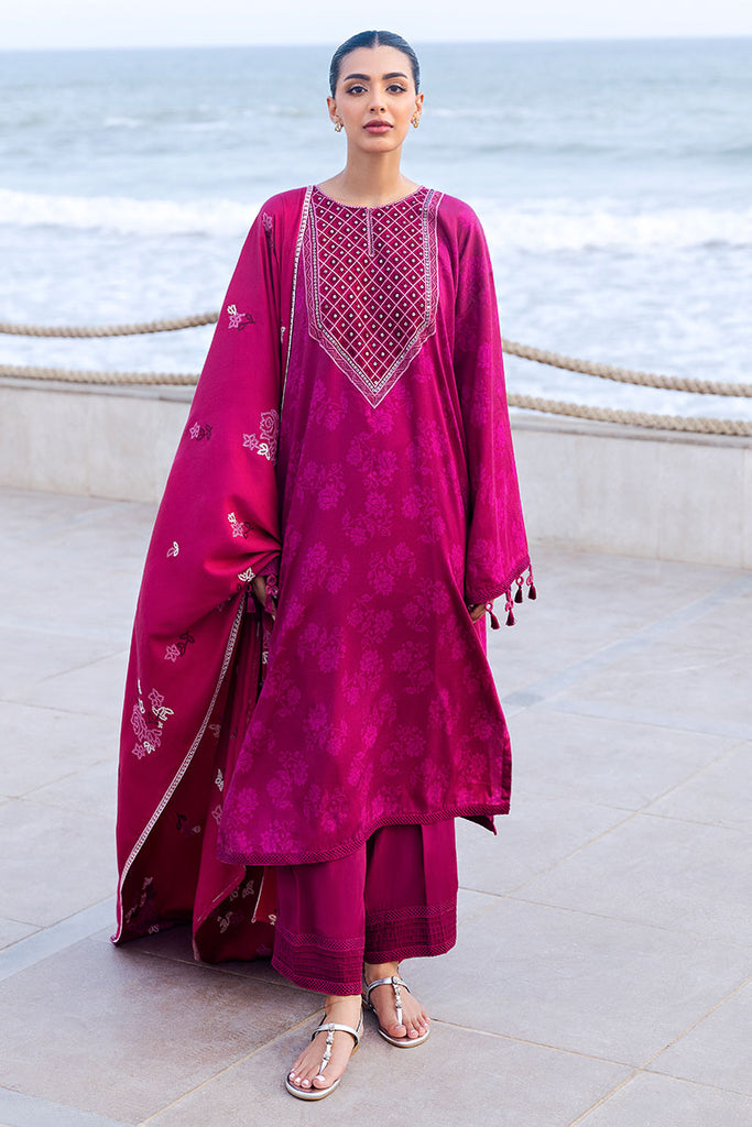Cross Stitch | Cotton Satin 25 |FLORID ZEAL - Pakistani Designer Dress - by Cross Stitch - Type : Ladies Clothes - 100% Original at Saira Sultan